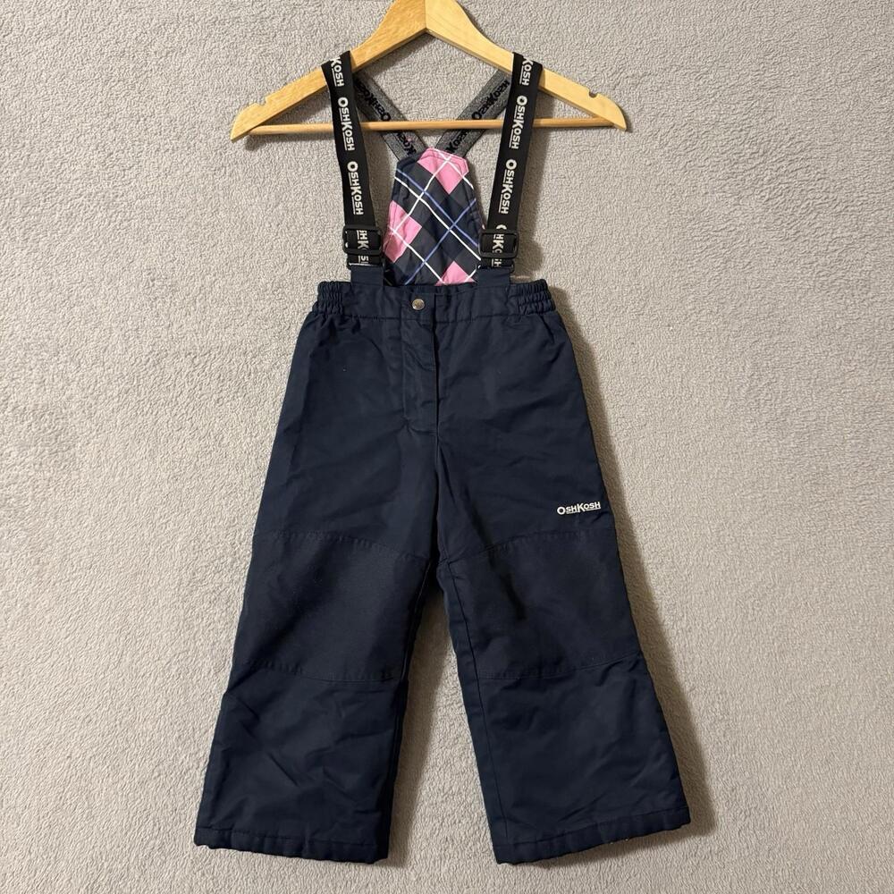 OshKosh Snow Bib Pants Navy 4T Insulated Boys’